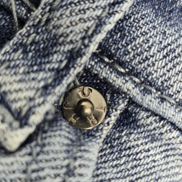 True Religion Jennie Curvy Skinny Mid-Rise Jeans Destroyed Women's 28 Blue - Picture 8 of 14